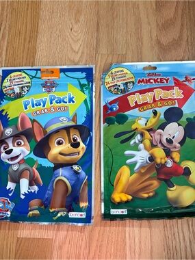 Disney Mickey Mouse Paw Patrol Play Pack Grab & Go NEW